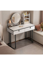 Makeup Vanity Table Dressing Table Flip Mirror with Drawers 80cm