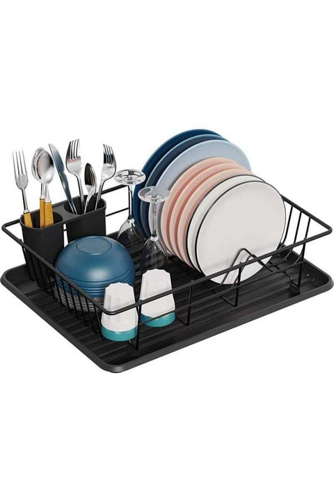 Dish Rack, Dish Drying Stand, Dish Drainer Plate Rack, Dish rake Kitchen Organizer, Dish Drying Rack Countertop Large Antibacterial Kitchen Utensils