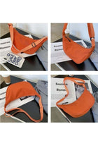Girls' Versatile Large-capacity Crossbody Bag, Student Nylon Material Messenger Bag Shoulder Bag Satchel Bag