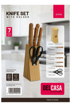 Kitchen Knife Set- DC3792 with Chef, Slicer, Utility, Steak, Paring Knives & Scissors