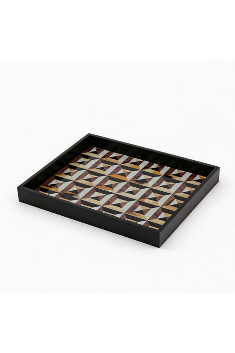 Mirabella Tray 40X32X4 cm -Brown