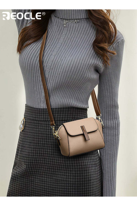 Women's Crossbody Bag Luxury Soft Leather Trendy Handbags Large Capacity Purses with Adjustable Strap