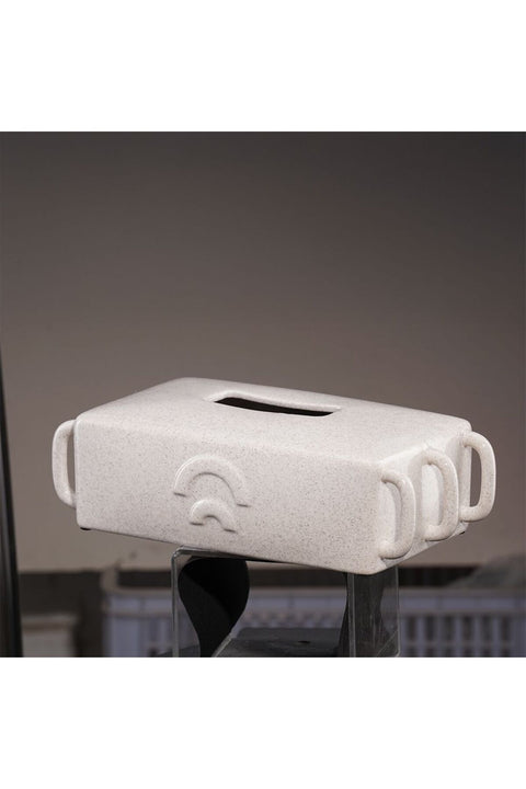 New In Cerelia Loop Tissue Box 30.1X14X10.7Cm -White