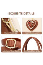 Women's Versatile Contrast Color Shoulder Bag, Ladies Large Capacity Crossbody Bag Handbag Tote Bags Clutch Bag