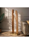 Gentry Integrated LED Wooden Floor Lamp - Natural