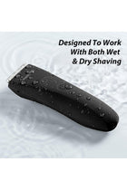 Electric Body Hair Shaver for Men, Groin & Ball Trimmer with 4 Guards, Wet & Dry Cordless