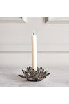 Arras Pillar Candleholder Color: Smoke Size Medium