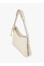 Embossed Shoulder Bag With Strap Handle