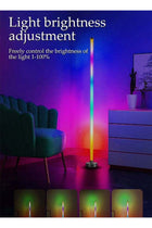 Corner Floor Lamp with Remote & App Control, RGB Floor Lamp for living Room, Bedroom, Outdoor