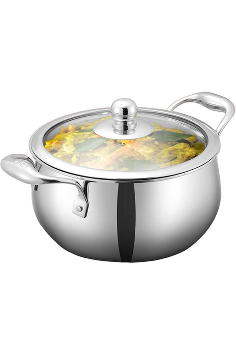 Platinum Medium Belly Saucepot 20 cm Capacity - 3.7 L