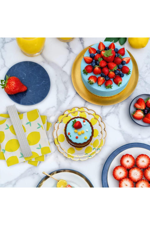 Lemon Theme Dinnerware Set - Complete Party Supplies for 20 Guests, good for Parties, Birthdays, and Showers