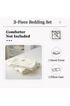 Cute Strawberry Duvet Cover Queen Teen Girls Bedding Set Kawaii Bedroom Decor Cotton Quilt Cover