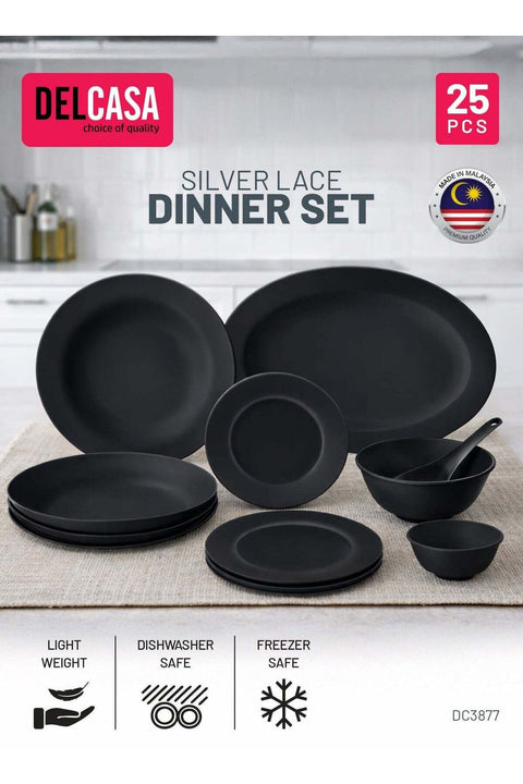 Melamine ware 25Pcs Dinner Set Made in Malaysia