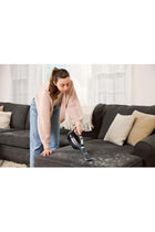 BLACK+DECKER Flash Handheld Vacuum, LED Debris Light, 12V Cordless, Quick Empty Bowl, Powered Pet Brush and Cervice Tool Attachment, DVD320BP-GB