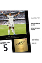Alayra Framed Declan Rice Signed A4 Framed Photo Display - Reproduced Digital Signature - Gift For West Ham Fans
