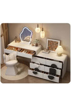 Modern Vanity Table with LED Mirror – Sleek and Space-Saving for Modern Homes