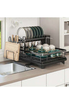 New Fashion Durable Dish Drying Rack with Drain Tray