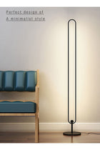 Modern Minimalist Floor Lamp Nordic Led Standing Lamp Decor Lighting for Home Office Bedroom Retail Warm White Lights Black Body 23W