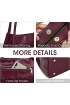 Leather Purses and Handbags for Women, Soft Genuine