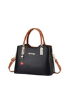 Women's Fashion Luxury Shoulder Bags, Ladies Designer Hardware Charm Handbag Tote Bags Clutch Bag, PU Leather Crossbody Bag Satchel Bag Beach Bag Carry Bag for College Students and Teenagers
