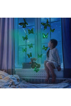 12Pcs Butterfly Decals Glow, in The Dark 3D Butterfly Stickers, Ceiling Wall Decor Adhesive Butterflies, for Kids Bedroom Nursery Living Room Luminous, Create a Realistic Butterfly Home Garden