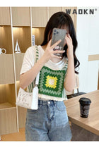 Women's Sweet and Fresh Embroidered Shoulder Bag, Ladies Casual Versatile Armpit Bag Crossbody Bag