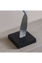 New In Metal Leaf Sculpture 37X8X36Cm