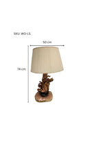 Wooden Lampshade- 50 × 50 × 74 CM