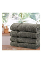 Bliss Casa 4-Piece Hand Towels, 100% Combed Cotton 550 GSM Superior Quality, Quick Dry Highly Absorbent Thick Soft Hotel Towles for Bath And Spa Bathroom Hand Towel Set Grey 40x70cm Grey 40x70cm