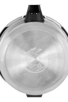 Popular Aluminium Pressure Cooker with Precision Weight Valve Silver/Black 4Liters