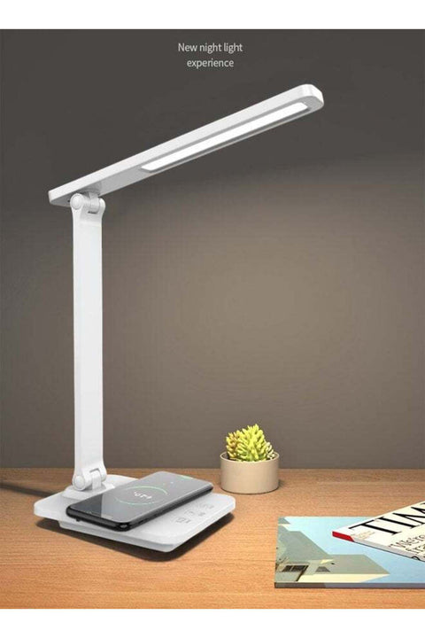 Foldable LED Desk Lamp Plug-In Version with 15W Wireless Fast Charging