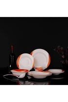 Melamine Ware Dinner 14-Pieces Set (red)
