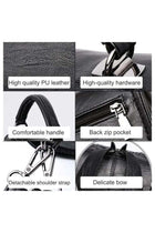 Women PU Shoulder Bag Crossbody Satchel Tote Handbag Barrel Shape with Bow Accent (Black)