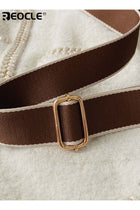 Women's Patterned Waist Bag with Chain Accent & Convertible Strap Stylish Compact Bag for Daily & Casual Use