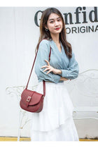 Women's Fashion Solid Color Shoulder Bag, Girls' Simple Small Bag Messenger Bag Mobile Phone Bag Coin Purse