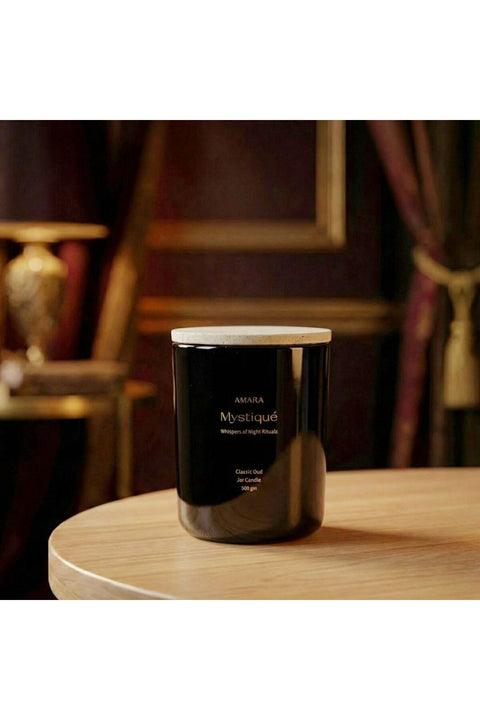 New In Mystique (500G) Classic Oud Jar Candle