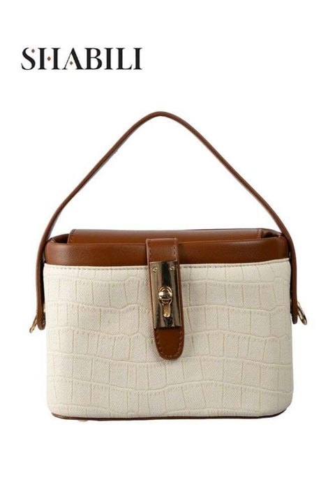 Women's Crocodile Pattern Crossbody Bag, Ladies Bag Shoulder Bag PU Handbag Messenger Bag Satchel Bag Shoulder Bag