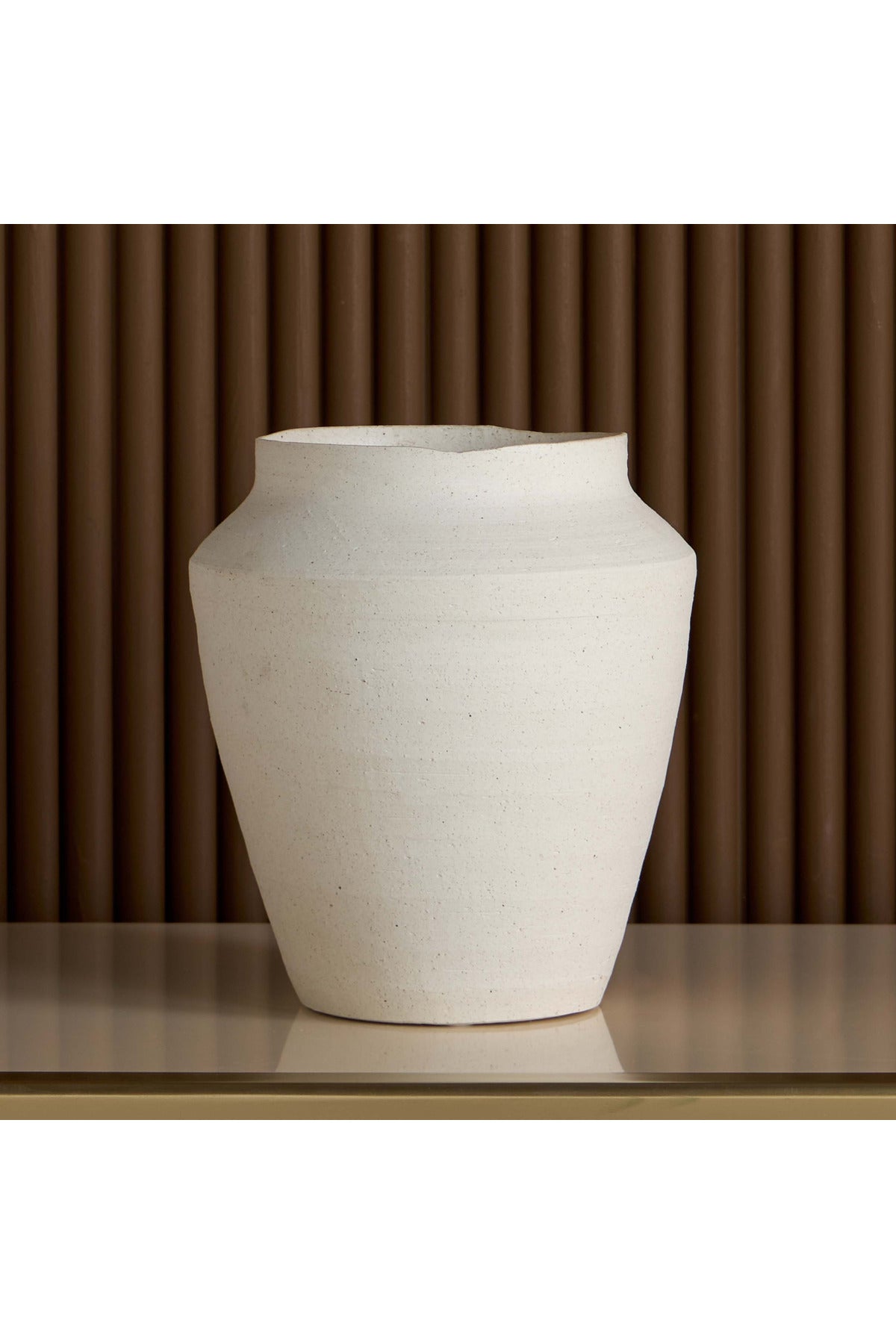 Qubba Stone Vase - 24 cm