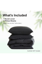 Duvet Cover Double Size 100% Viscose Bamboo, 3 PCS Cooling Silky Soft Bedding