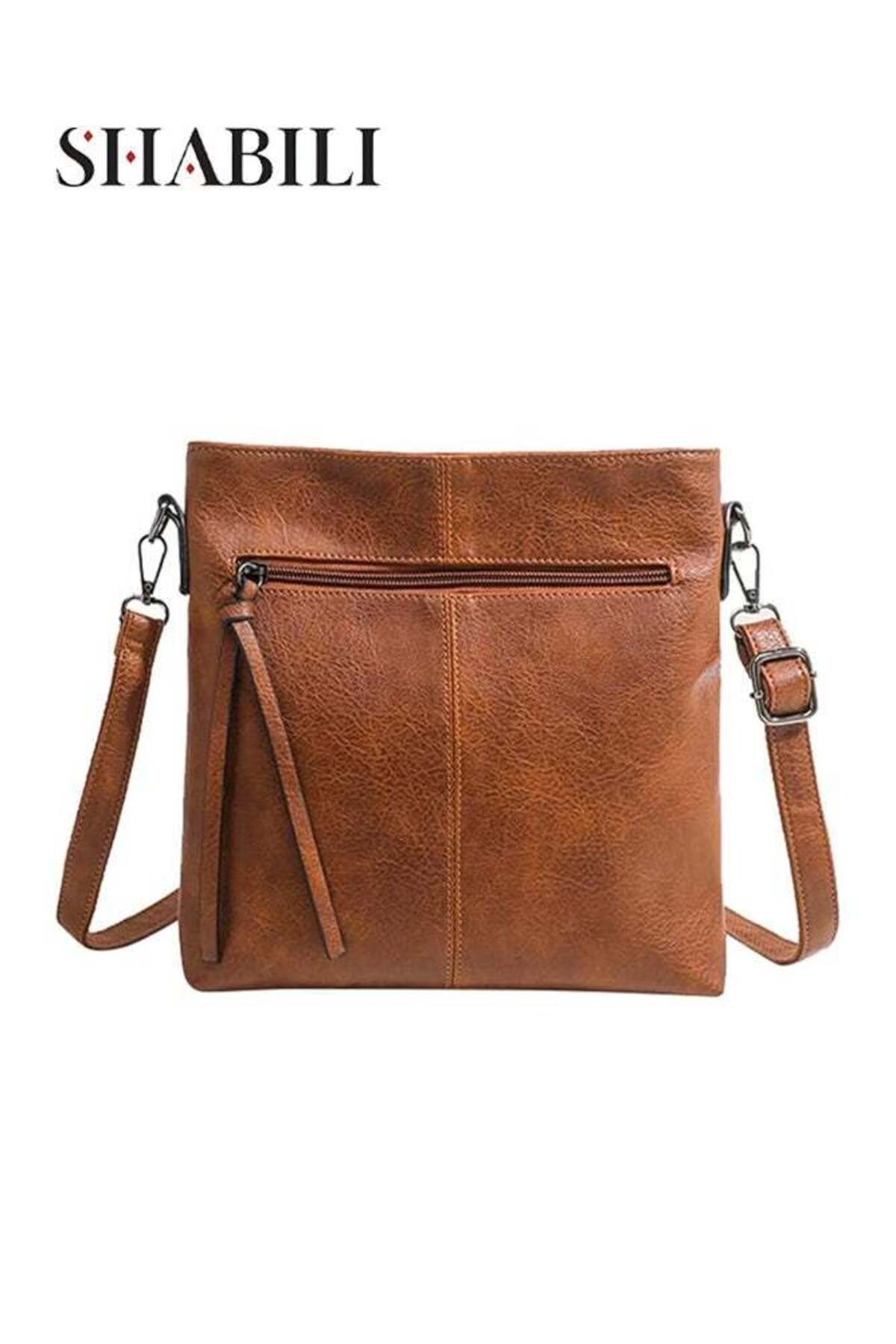 Women’s Retro Large Capacity Shoulder Bag, Ladies PU Handbag Carry Bag for Daily Commuting and Travel
