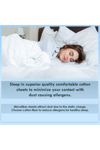 Royale 100% Cotton Double Duvet Cover Set 200x200 cm Sea Foam, 1000 Thread Count Thick Exquisite Long Staple Cotton Sateen Weave Quilt Cover Set with 2 Pillowcases (Sea Foam Bedding Set)