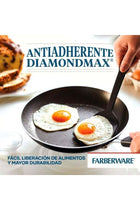 Farberware Non-Stick Cookware Set 15 Piece | Cookstart Diamond Max Nonstick Cookware | Pots and Pans Set with Glass Lids