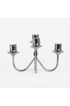 Marketplace Bezel Metal Candle Holder - Silver