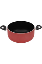 26x11cm Scarlet Honeycomb Casserole RF12890 Cookware with Non-Stick Coating and Tempered Glass Lid
