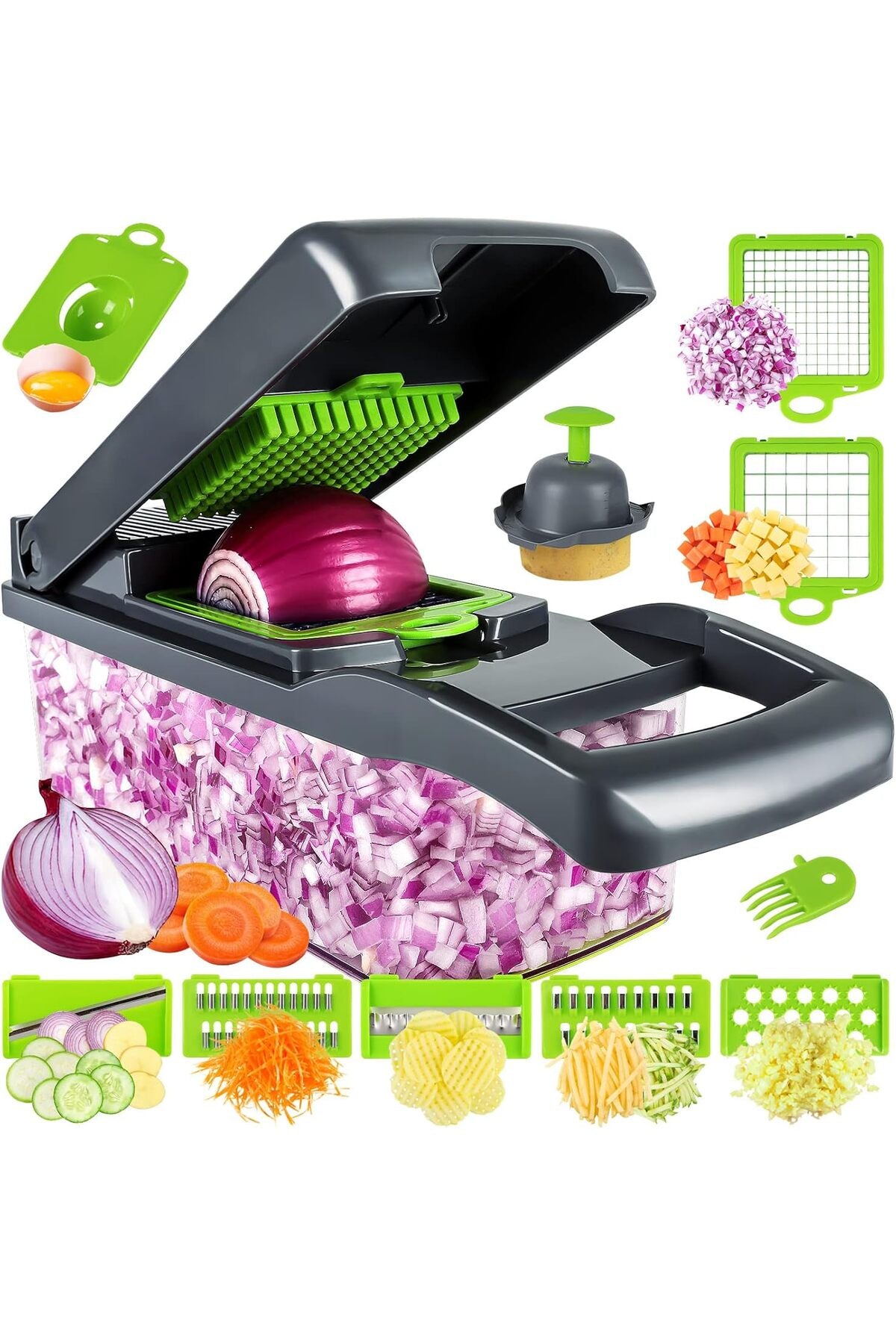 MAIPOR Vegetable Chopper (Grey)