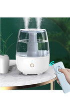 6.8L Double Spray Air Humidifier - Large Capacity Essential Oil Diffuser - Moisturizing Machine - Fragrance Diffuser - Auto Shut-Off - With Remote Control