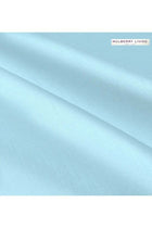 Polyester Queen Fitted Bedsheet Set-300 TC Silken Berry Art Silk Satin, Light Blue
