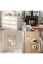 Gold Metalized Mirror-Like Finish Molding Trim, Peel and Stick Strip for Mirror Frame, Wall, Fireplace and Home DIY Decoration (16.4 ft x 1.6 inch)