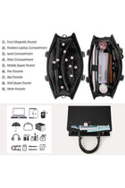 Women Rm-6307 Contemporary Laptop Bag for Women 15.6 Inch Leather Tote Bag Large Capacity Work Bag Stylish Women Briefcase
