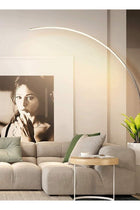 LED ARC Floor Lamp White for Modern Community, Nordic Style